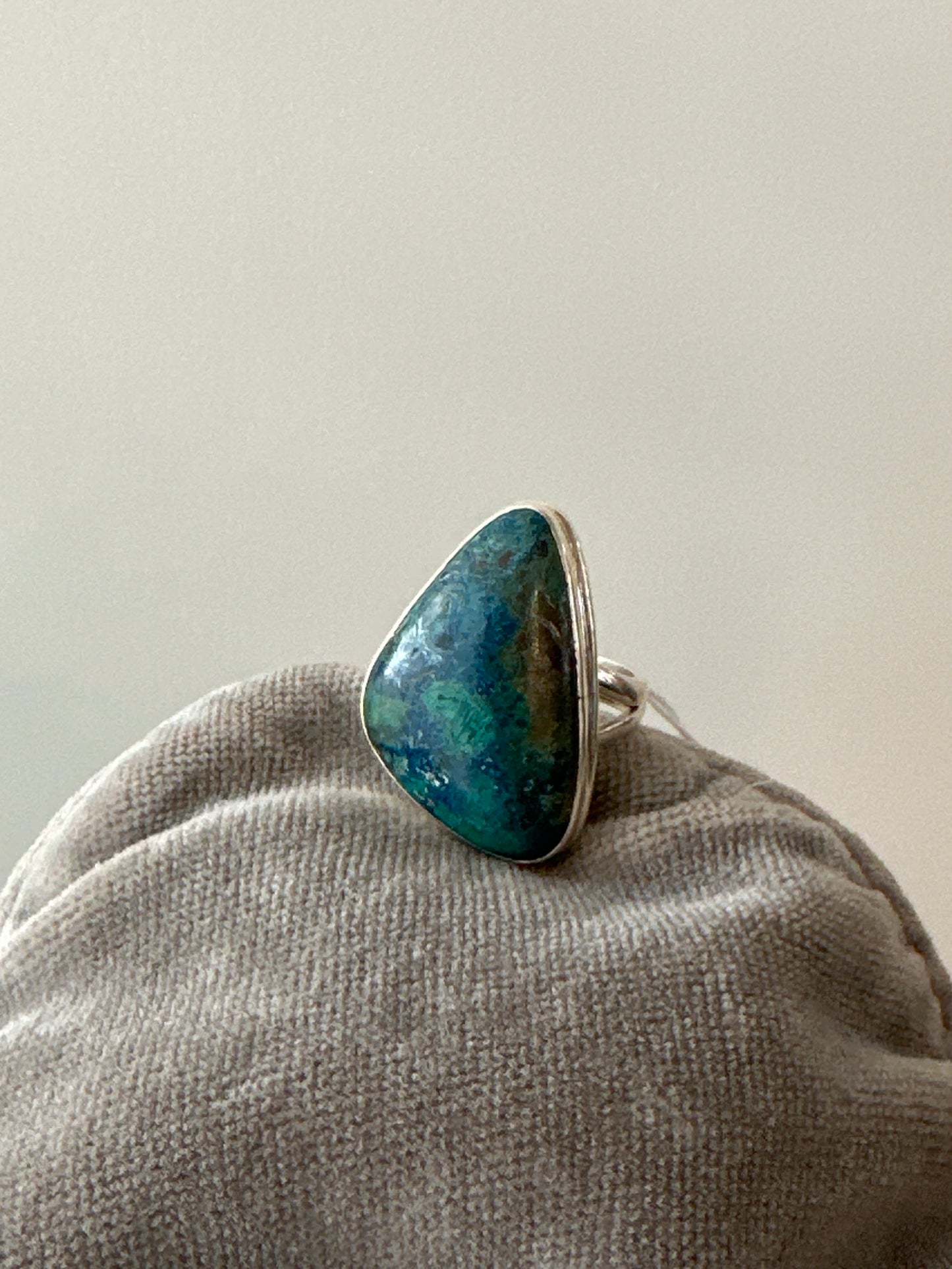 The Earth Mother Ring - Chrysocolla