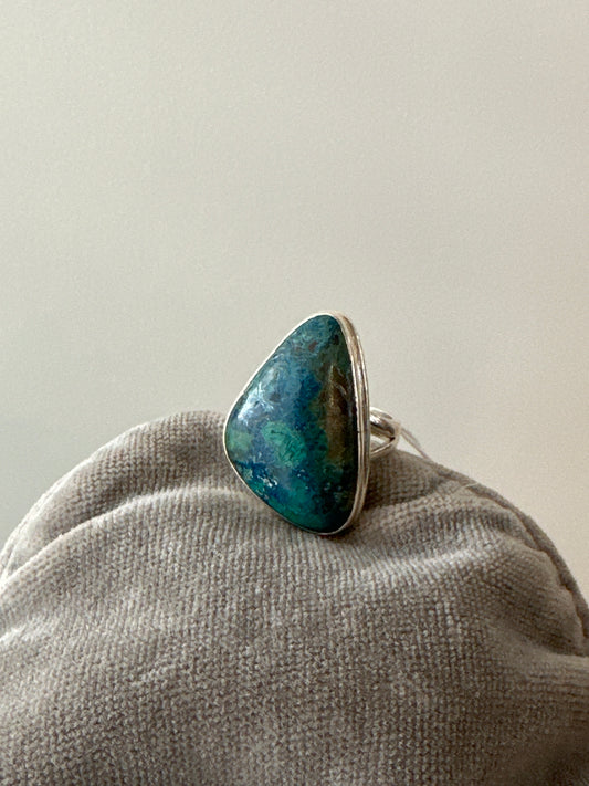 The Earth Mother Ring - Chrysocolla