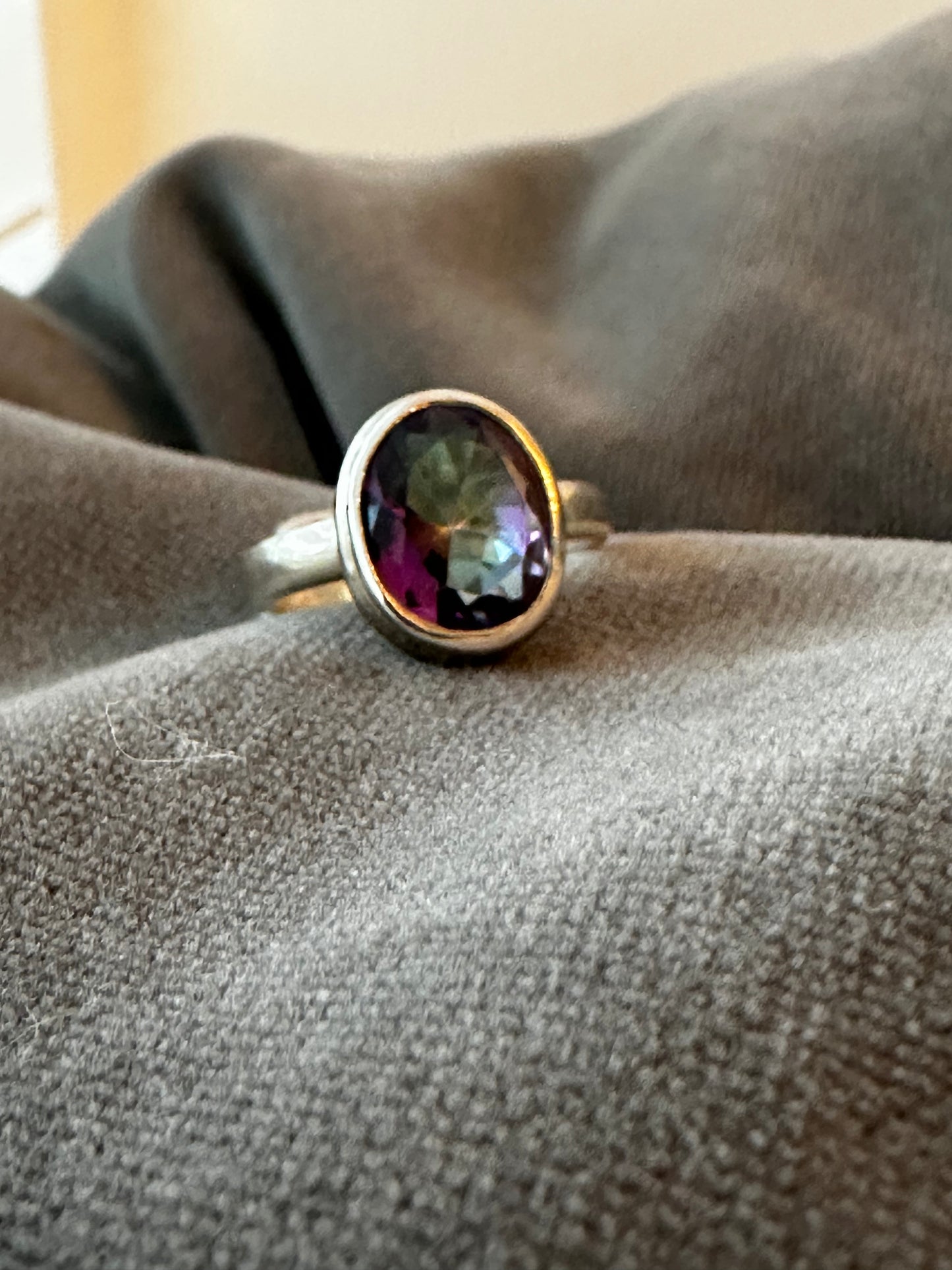 The Mood Mender Ring - Rainbow Topaz