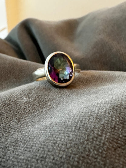 The Mood Mender Ring - Rainbow Topaz