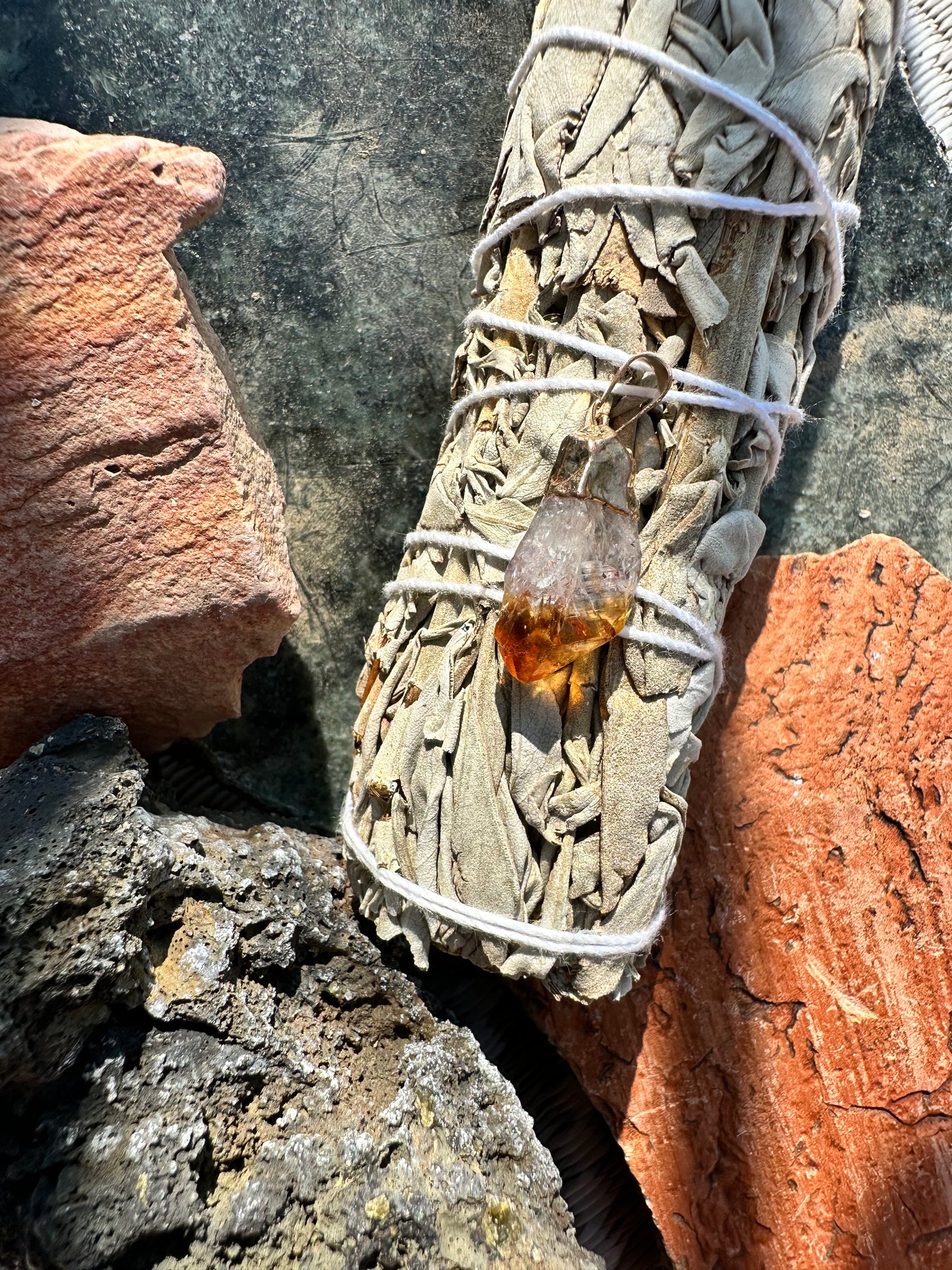 Citrine Gemstone Necklace