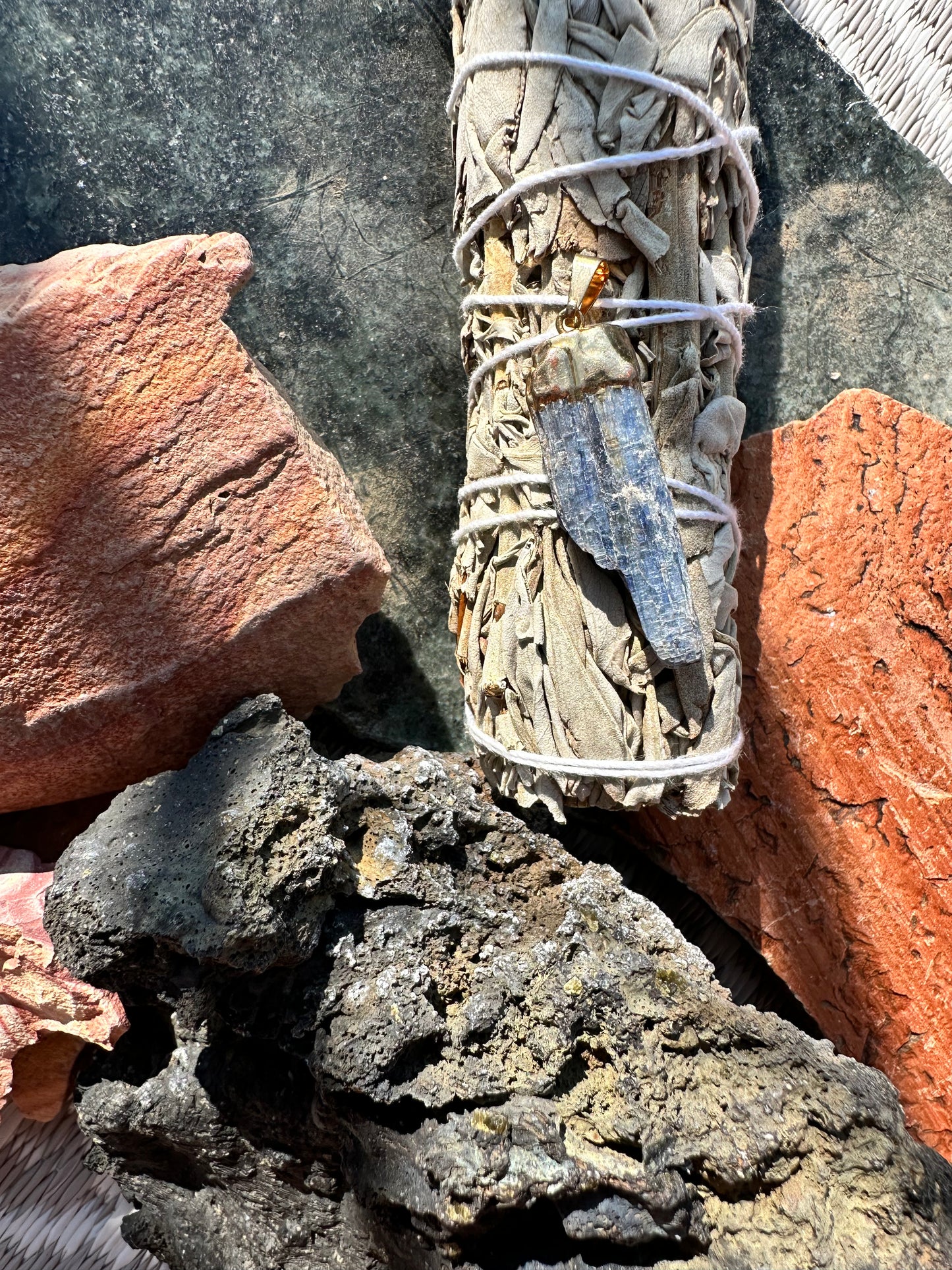 Kyanite Dagger Necklace