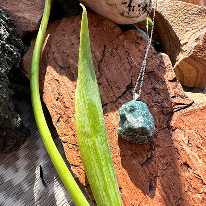 Rough Apatite Necklace