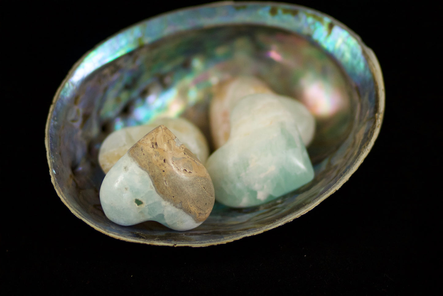 Caribbean Calcite Hearts