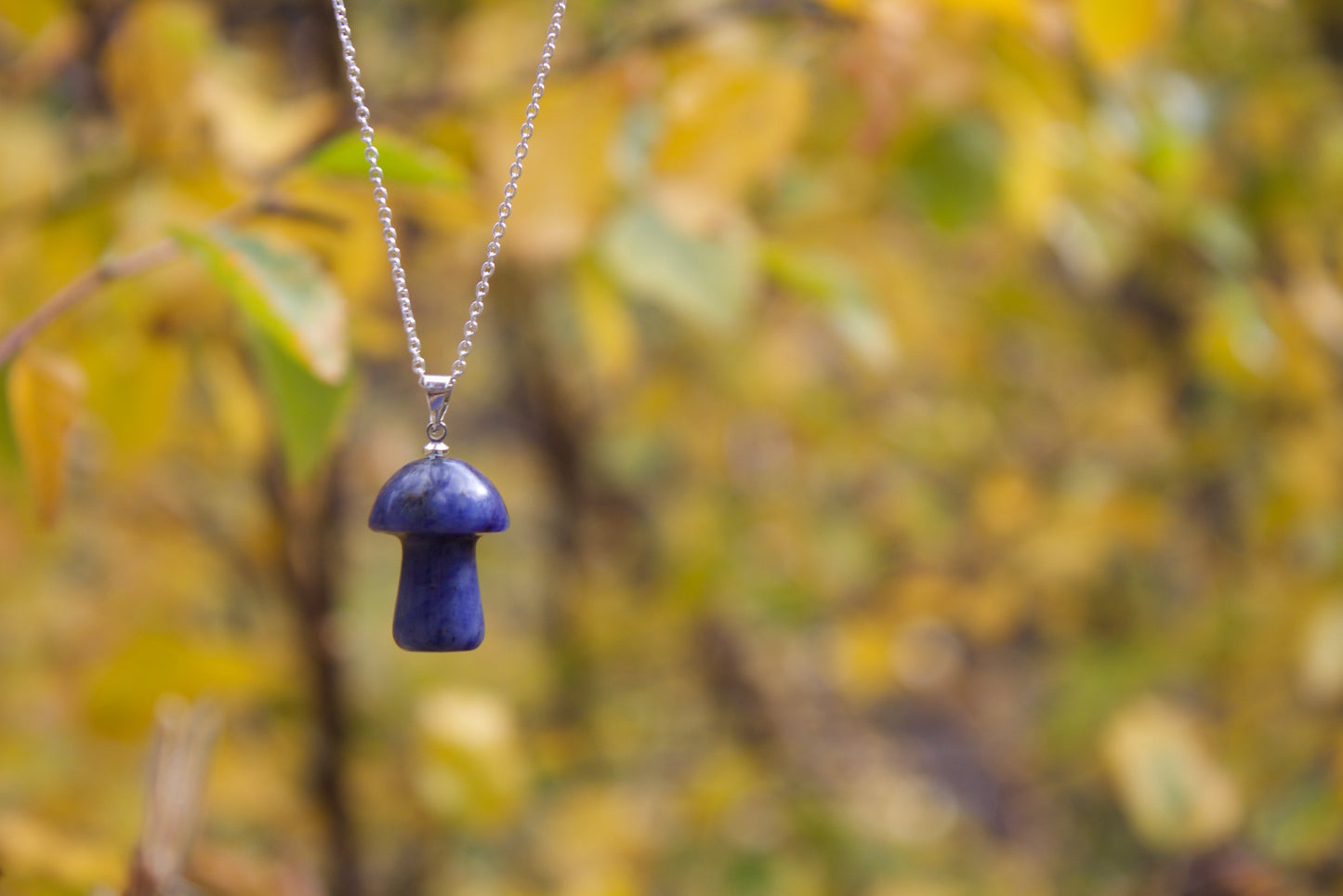 Mushroom Gemstone Necklaces