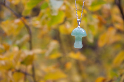 Mushroom Gemstone Necklaces