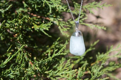 Tumbled Aquamarine Necklace