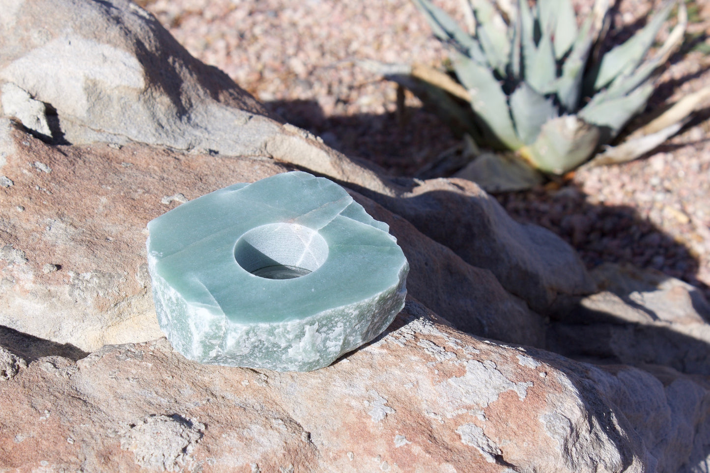 Green Aventurine Candle Holder