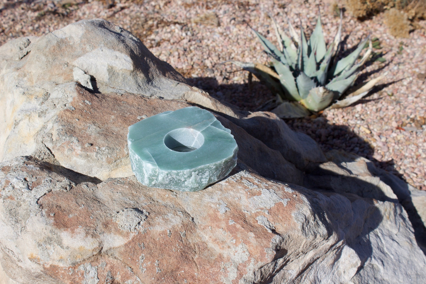 Green Aventurine Candle Holder