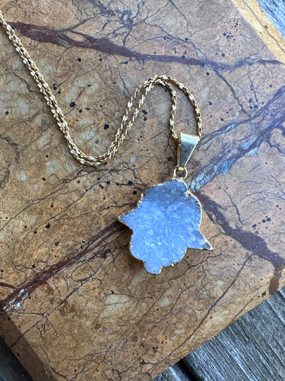 Hamsa Pendant Necklace