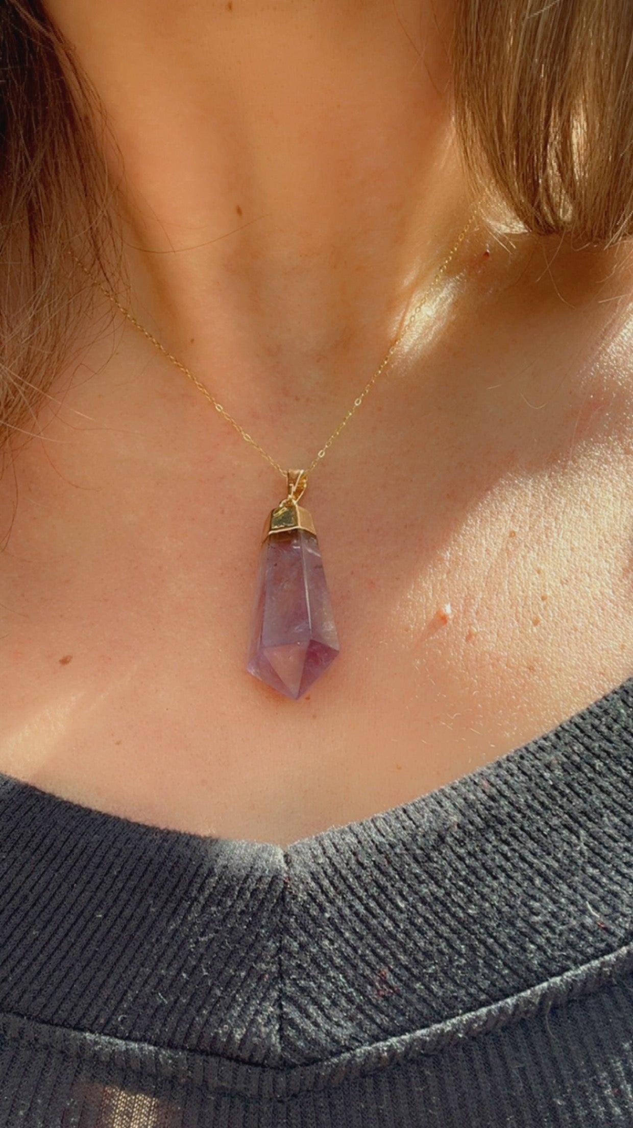 Faceted Gemstone Pendants