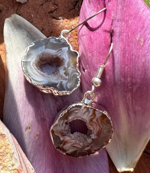 Geode Slice Earrings