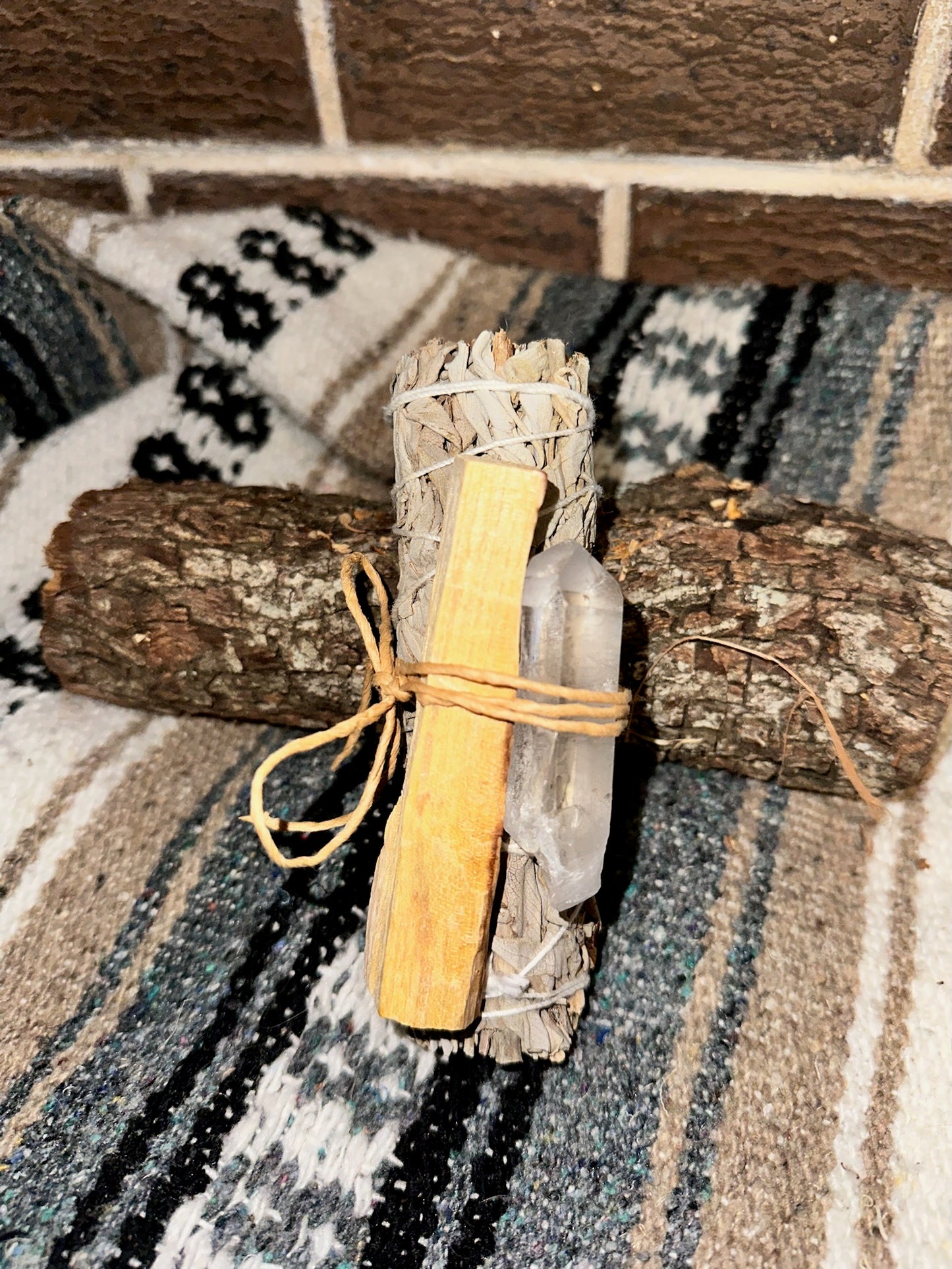 Gemstone Smudging Bundles