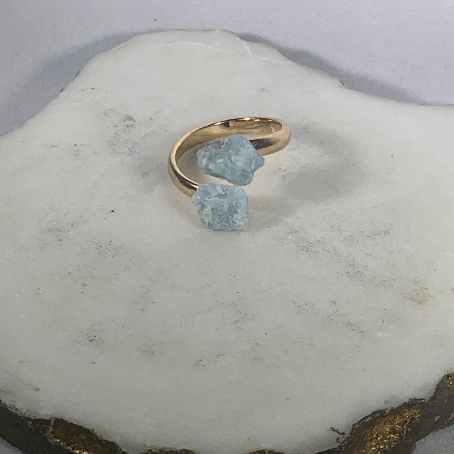 Double Stone Wrap Ring