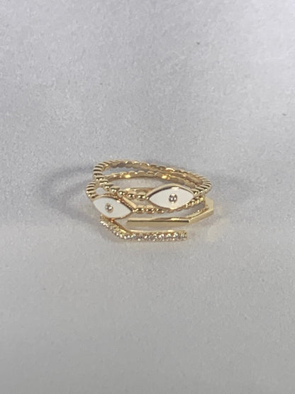 Stackable Gold Rings